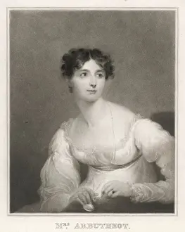 Historical Female Figures UK Drucke: Harriet Arbuthnot
