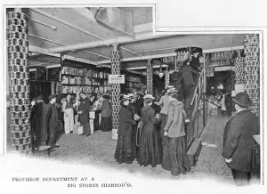 Old Department Stores UK Drucke: Harrods Provision Dept