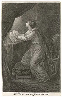 Lady Jane Grey Portrait Drucke: Hartley as Ldy Jane Grey