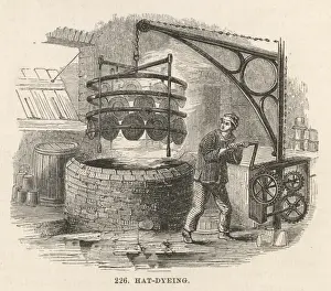 Dyeing hat