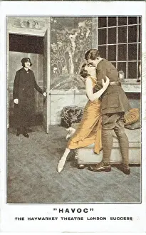 Vintage Promotional Postcards Drucke: Havoc by Harry Wall