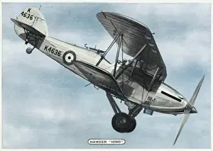 Royal Air Force Bomber Drucke: Hawker Hind