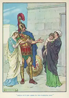 Historical Figures Of Greece Drucke: Hector & Andromache