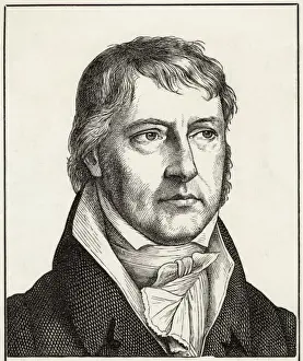 Famous Philosophers Germany Drucke: Hegel (Anon)