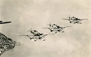 Heinkel HE 8 Aufklärungsflugzeuge der dänischen Marine