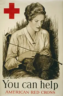 World War I Era Posters Drucke: You can help - American Red Cross