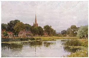 Huntingdonshire Drucke: Hemingford Abbots / 1909