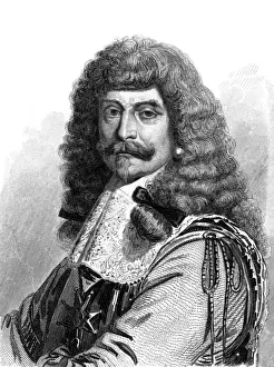 French Soldier History Drucke: Henri Comte Harcourt - 1