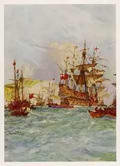 English Naval History Drucke: HENRY GRACE A DIEU