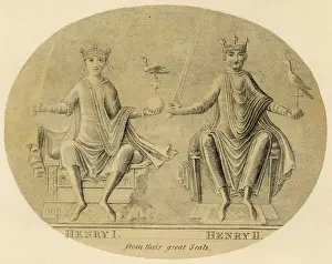 Medieval Art Prints Online Drucke: Henry I / Strutt