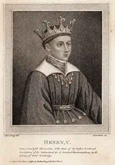 Tudor Era Portraits Drucke: Henry V (Young)