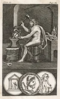 Ancient Greek Gods And Goddesses Drucke: Hephaistos / Tooke