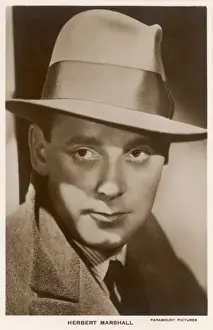 Classic Film Stars UK Drucke: Herbert Marshall / Paramou