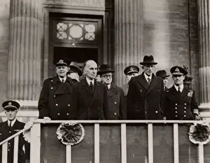 Canadian Firefighters In England Drucke: Herbert Morrison