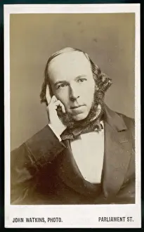 19th Century Thinker Drucke: Herbert Spencer / Cdv