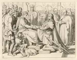 Hereward The Wake Drucke: Hereward & King William