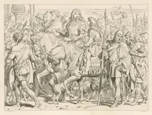 Hereward The Wake Drucke: Hereward at St. Bertin
