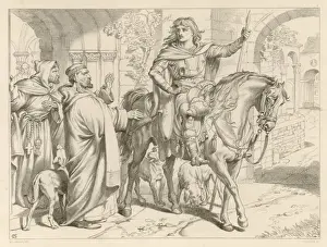 Hereward The Wake Drucke: Hereward & his Uncle