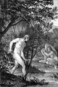 Classical Myth Art Drucke: Hermaphroditus