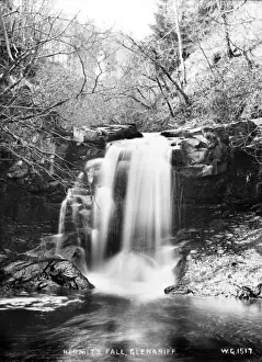 Northern Ireland Waterfalls Drucke: Hermits Fall, Glenariff