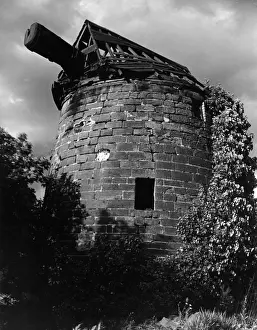 Wirral Heritage Sites Drucke: Heswall Windmill