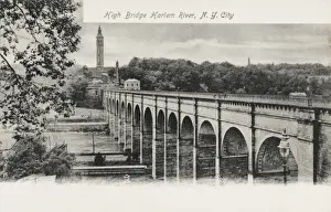 New York City Bridges Drucke: High Bridge, Harlem River