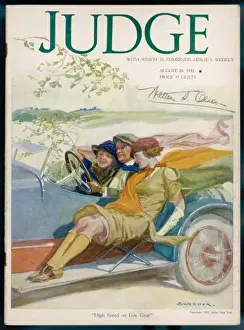 Vintage Automobile Transportation Drucke: High Speed in Low Gear