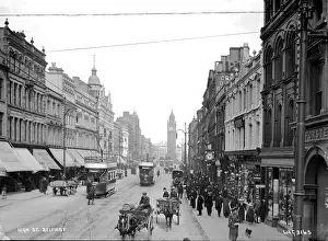 Busy Streets Of Northern Ireland Drucke: High St. Belfast