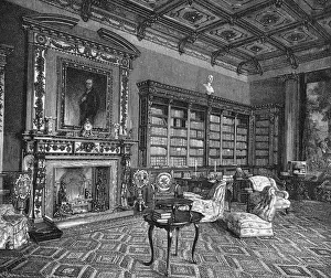Hochcliffe Burgratsschloss Bibliothek