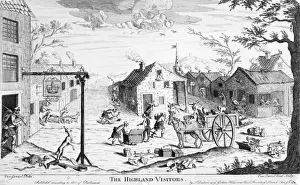 British Cartoons Drucke: The Highland visitors