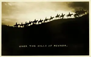 Nevada Landscape Drucke: Over the hills of Nevada