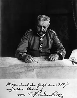 World War I Commander Drucke: Hindenburg