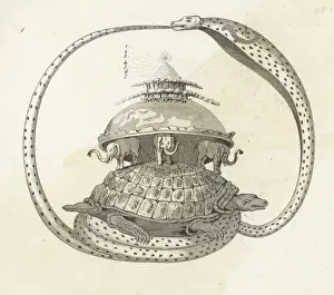 Der Kosmische Schlangenmann (Hindu)