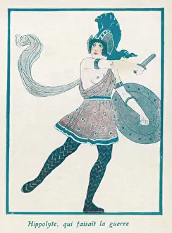 Classical Mythological Art Drucke: Hippolyta / Amazon