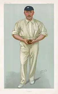 Vintage Cricket Photos Drucke: Hirst / Cricketer