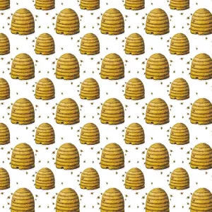 Creative Textile Patterns Drucke: Repeating Pattern - Beehives