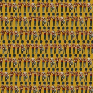 Die Geschichte Wiederholt Sich Drucke: Wiederholtes Muster - Wächter, gelb