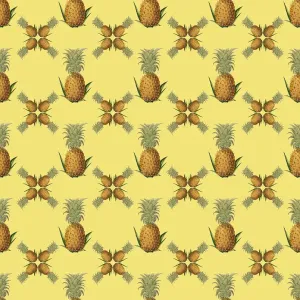 Die Geschichte Wiederholt Sich Drucke: Wiederholtes Muster - Ananas