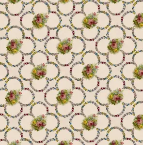 Decorative Fabric Patterns Drucke: Repeating Pattern - Roses