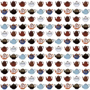 Creative Textile Patterns Drucke: Repeating Pattern - Teapots