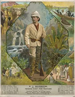 Drucke von Henry Morton Stanley Entdecker Henry Morton Stanley Drucke: Hm Stanley, der Plakat