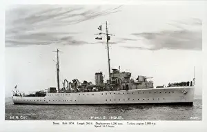 Historical Naval Vessels Drucke: HMIS Indus, Indian sloop