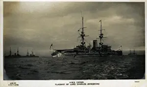 British Naval Fleet Drucke: HMS Caesar, British battleship