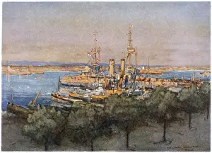 HMS Queen in Taranto