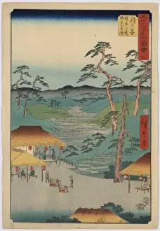 Antique Japanese Woodcuts Drucke: Hodogaya