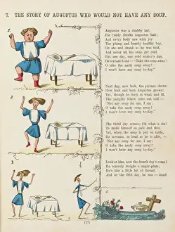 Victorian Era Illustrations Drucke: Hoffmann / Augustus / Soup