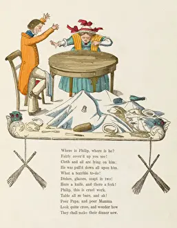 German Fairy Tales Drucke: Hoffmann / Fidgety Philip