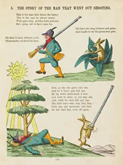 Vintage Hunting Scene Drucke: Hoffmann / Man Shooting