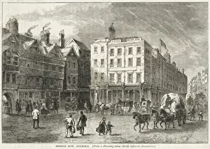 Victorian Era Historical Images Drucke: Holborn Middle Row