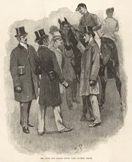 Sherlock Holmes Drucke: Holmes & Silver Blaze